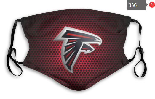 NFL Atlanta Falcons #12 Dust mask with filter->nfl dust mask->Sports Accessory